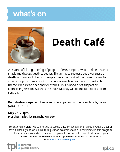 Toronto Death Cafe