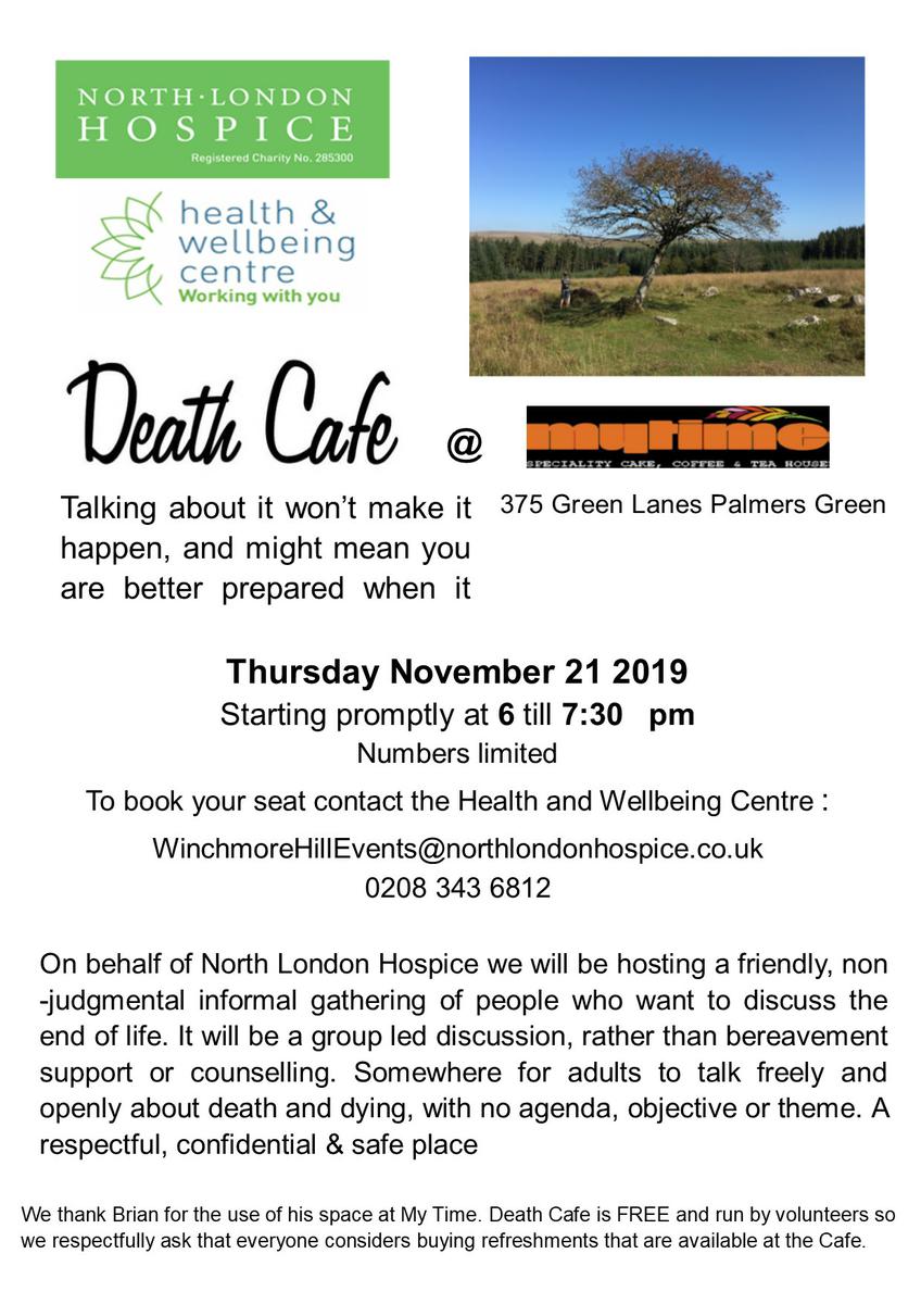 North London Hospice Death Cafe