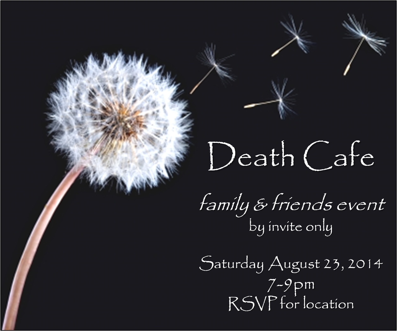 Death Cafe - family & friends event