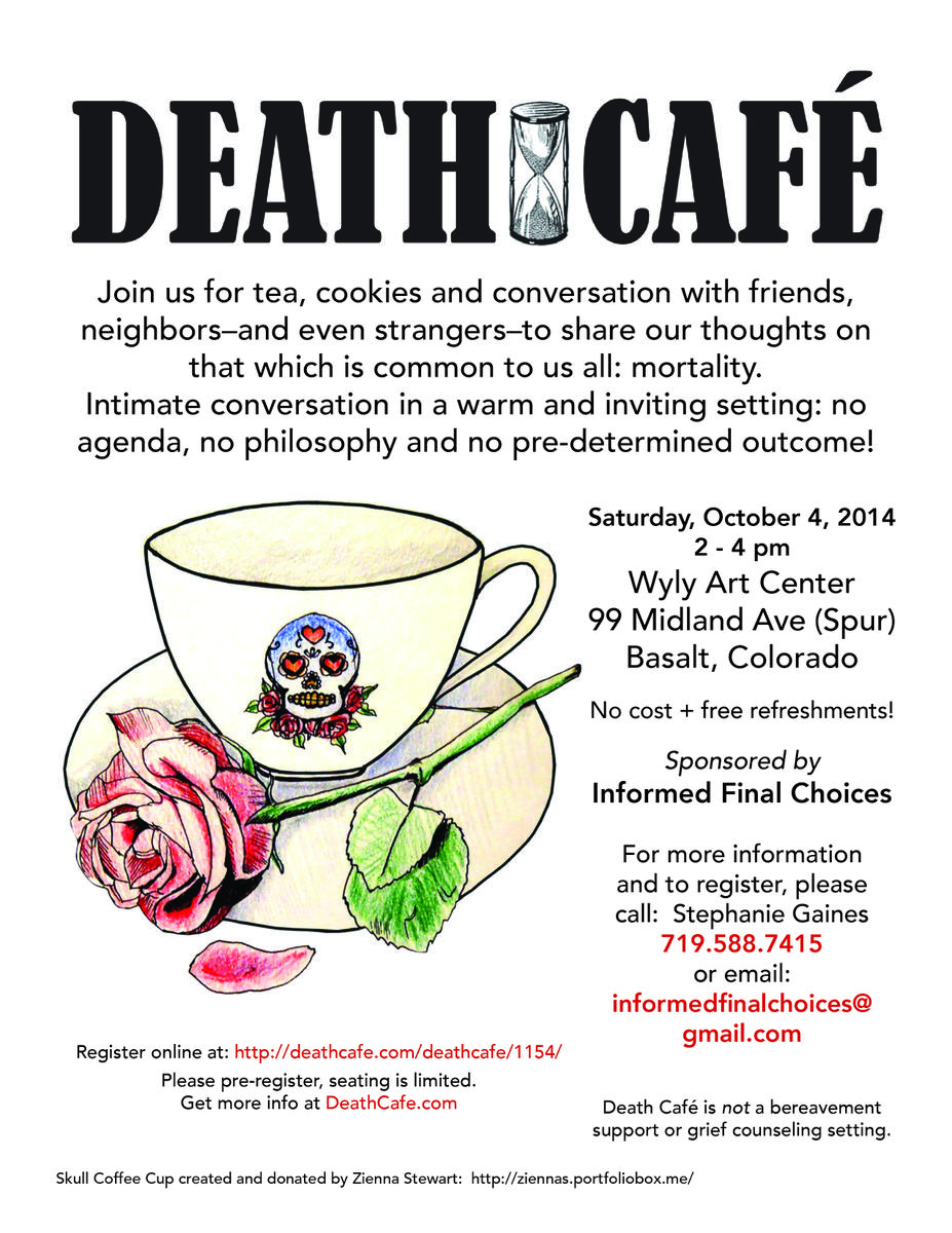 Death Cafe in Basalt, Colorado