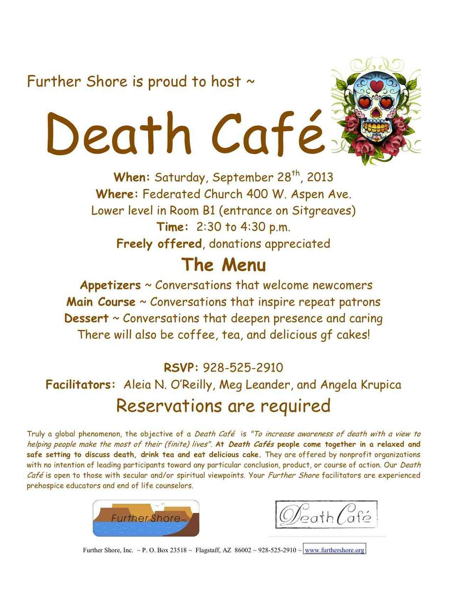 Death Cafe in Flagstaff, Arizona