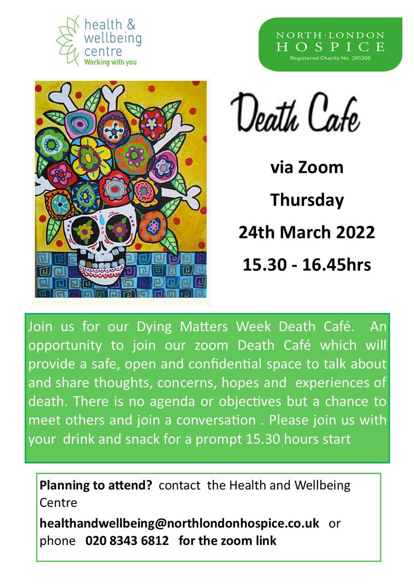 North London Hospice Online Death CafeGMT