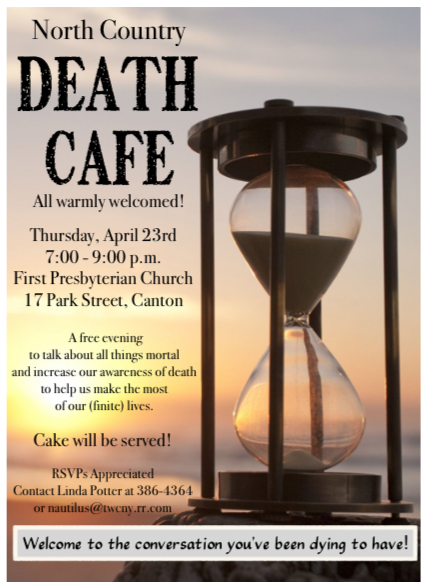 Death Cafe in Canton New York