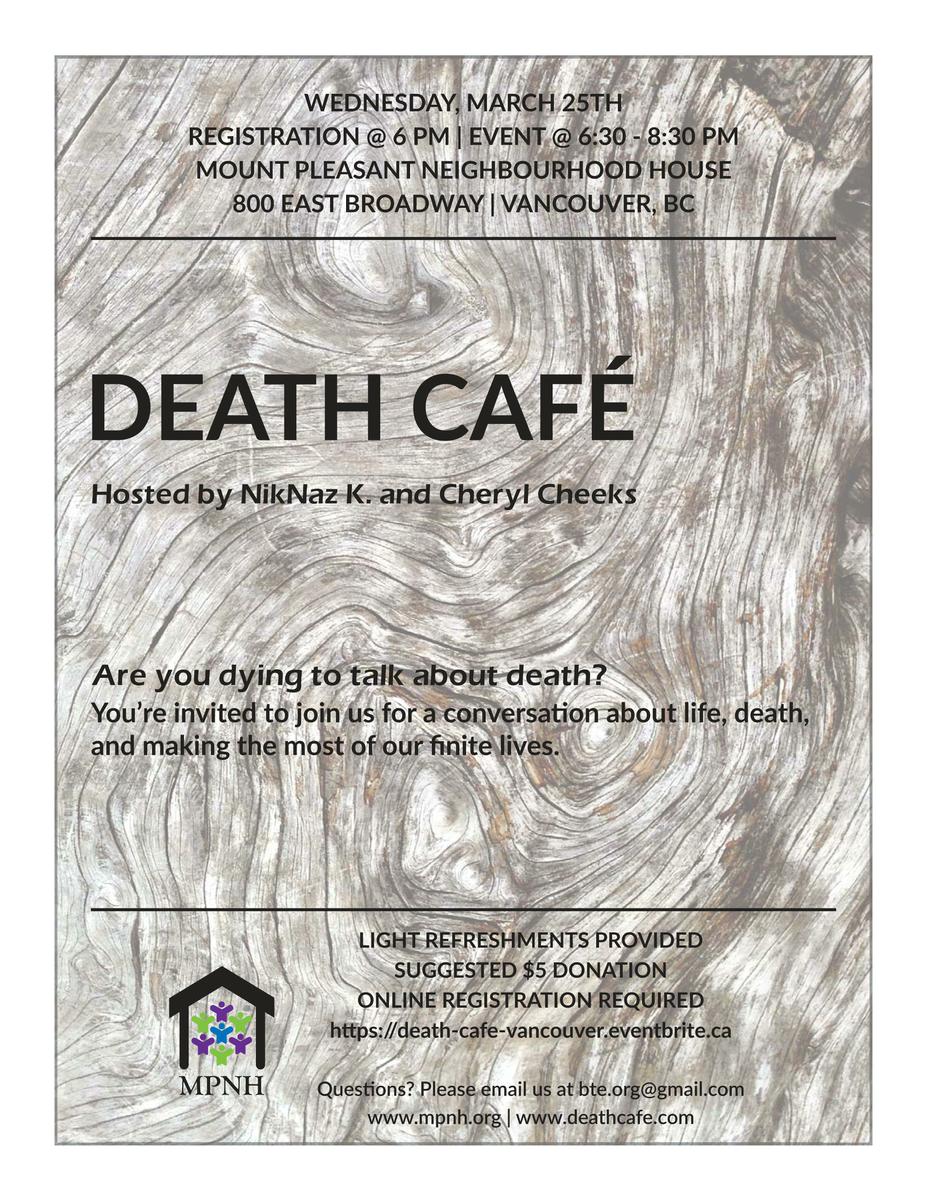 Death Cafe - Vancouver