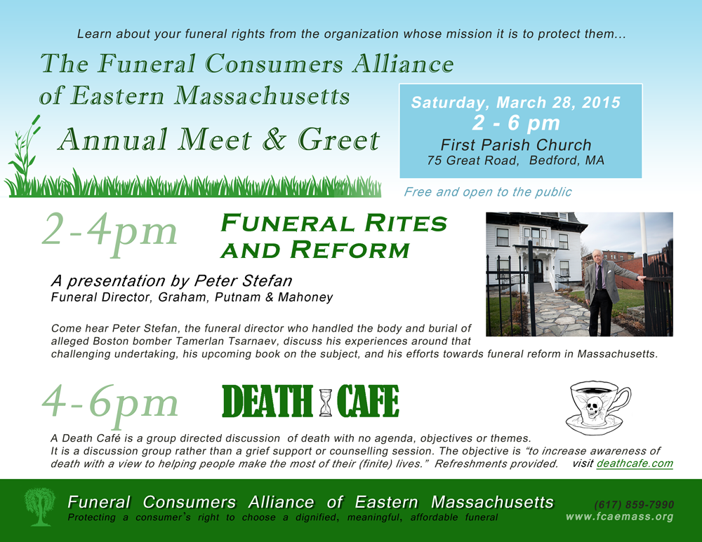 Death Cafe in Bedford, MA