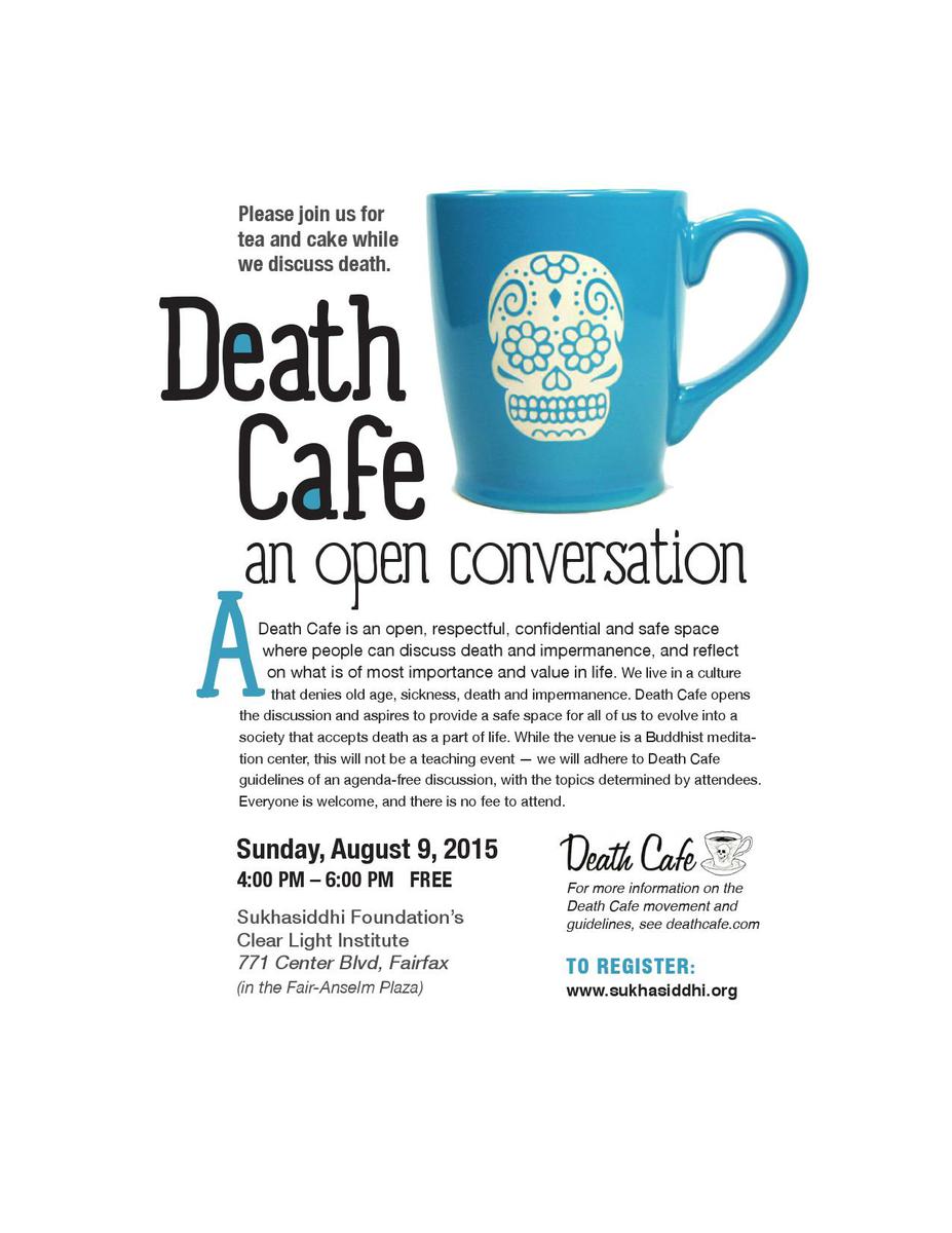 Death Cafe in Fairfax, California