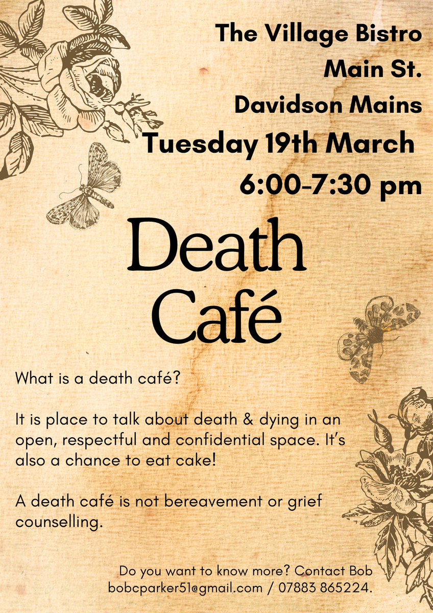 Davidson’s Mains Death Cafe