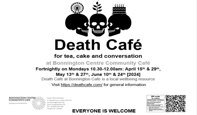 Bonnington Centre Death Cafe London SW8