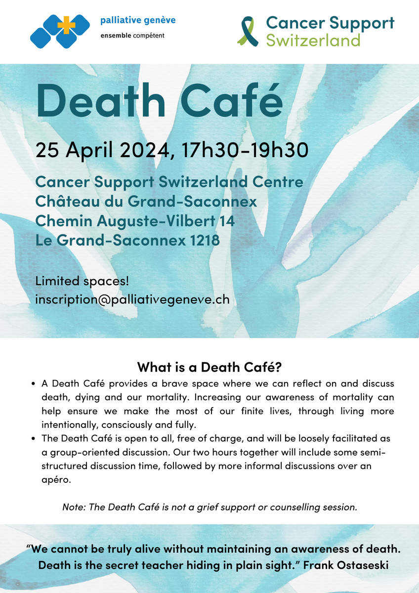 Death Cafe - Geneva, Switzerland