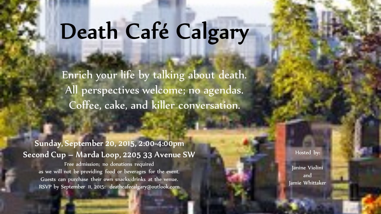 Death Cafe Calgary Sep 20, 2015