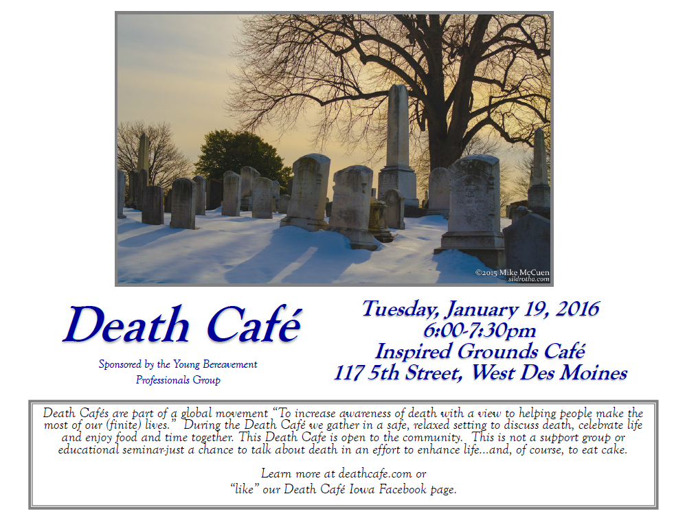 Death Cafe Des Moines