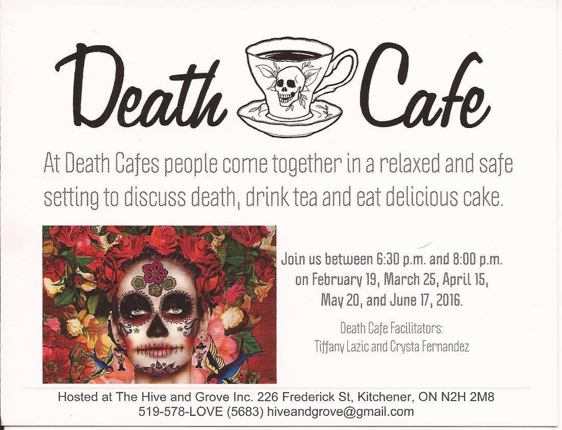 Death Cafe in Kitchener, Ontario