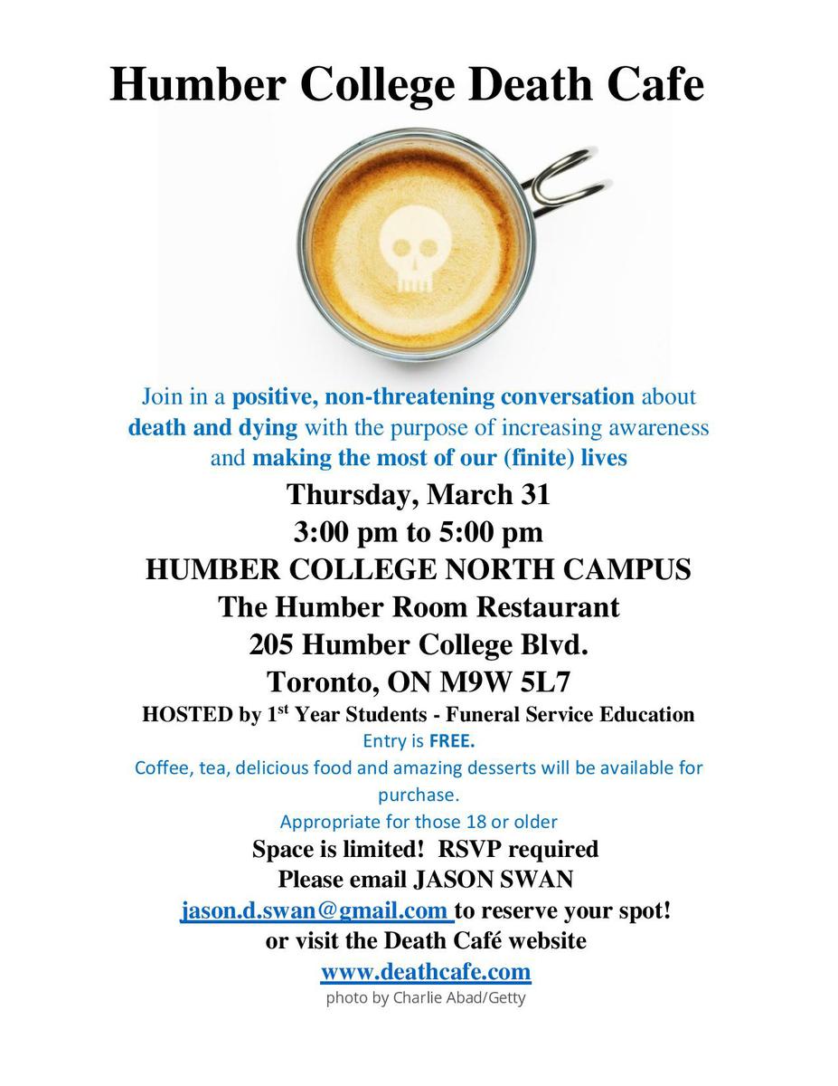 Humber College Death Cafe