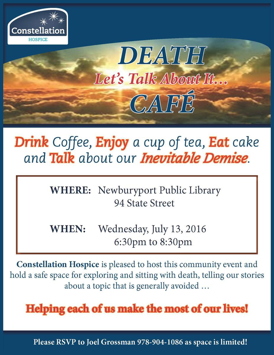 Death Cafe in Newburyport, MA