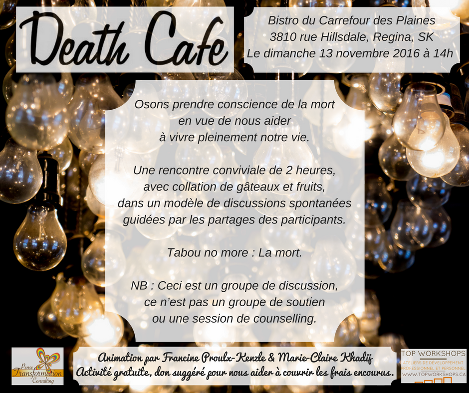 Death Cafe en français - Regina