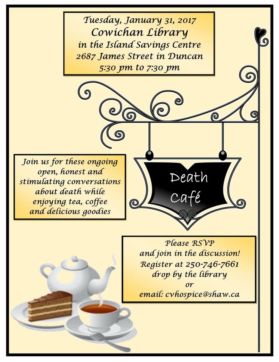 Cowichan Valley Death Cafe-Duncan BC