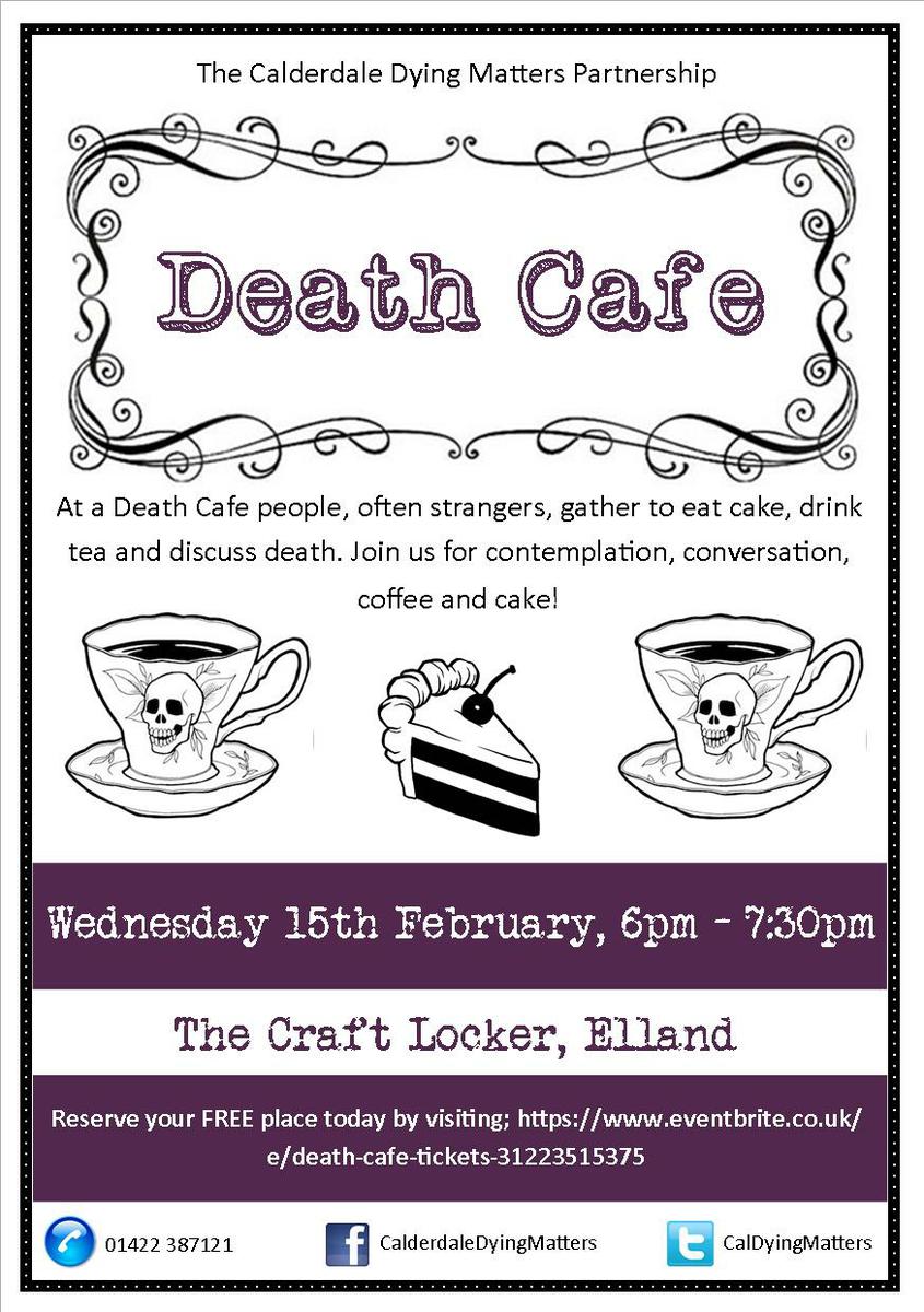 Death Cafe in Elland, West Yorkshire