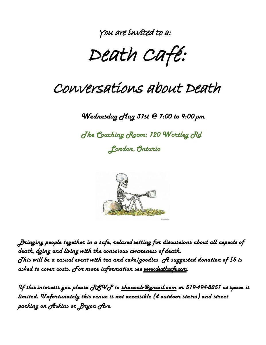 Death Cafe-London Ontario