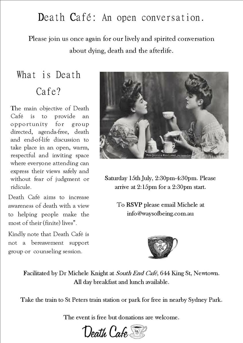 Death Cafe Marrickville