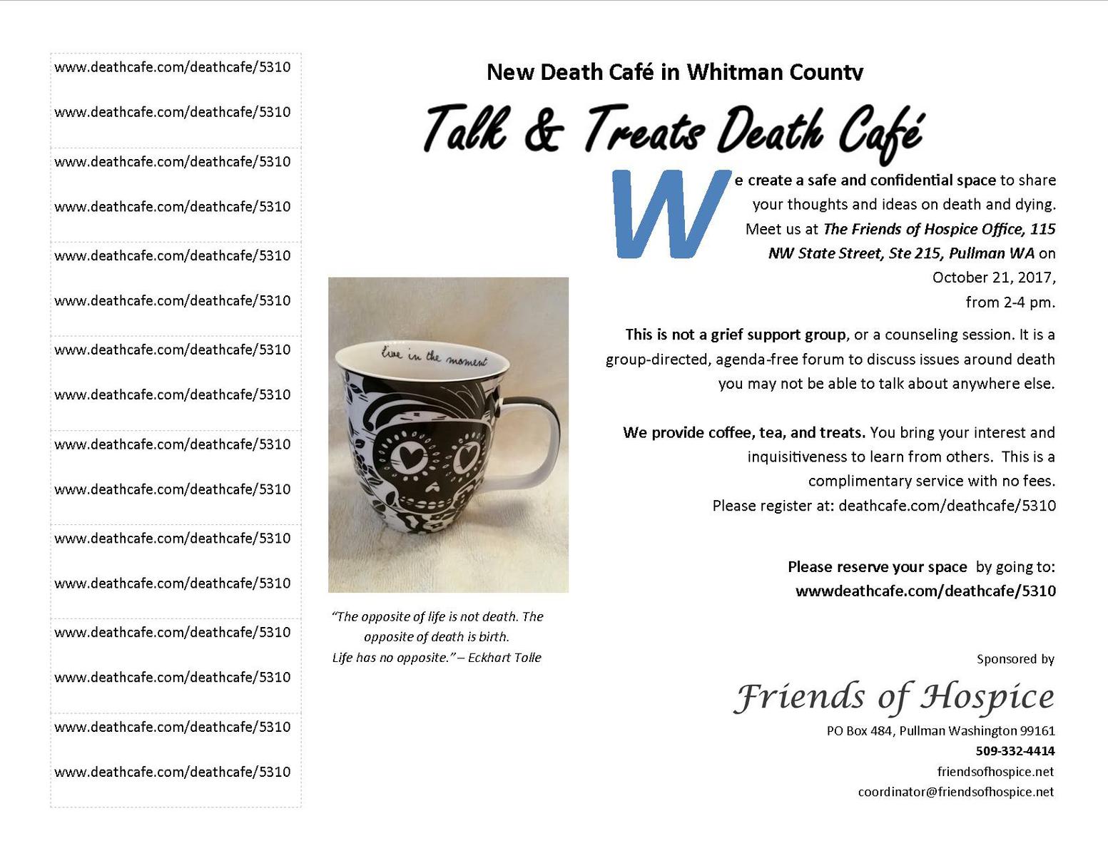 Talk & Treats Death Cafe
