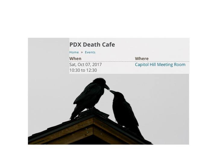 PDX Death Cafe at Capitol Hill Library