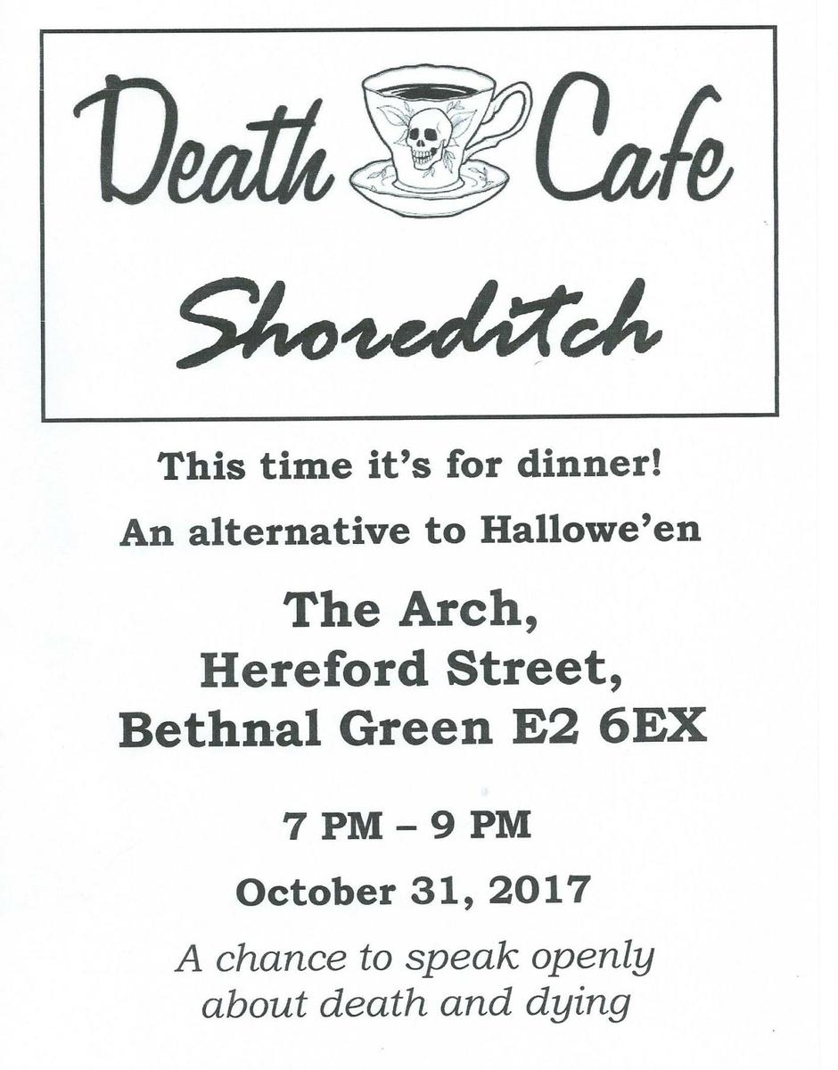 Death Cafe Dinner Shoreditch