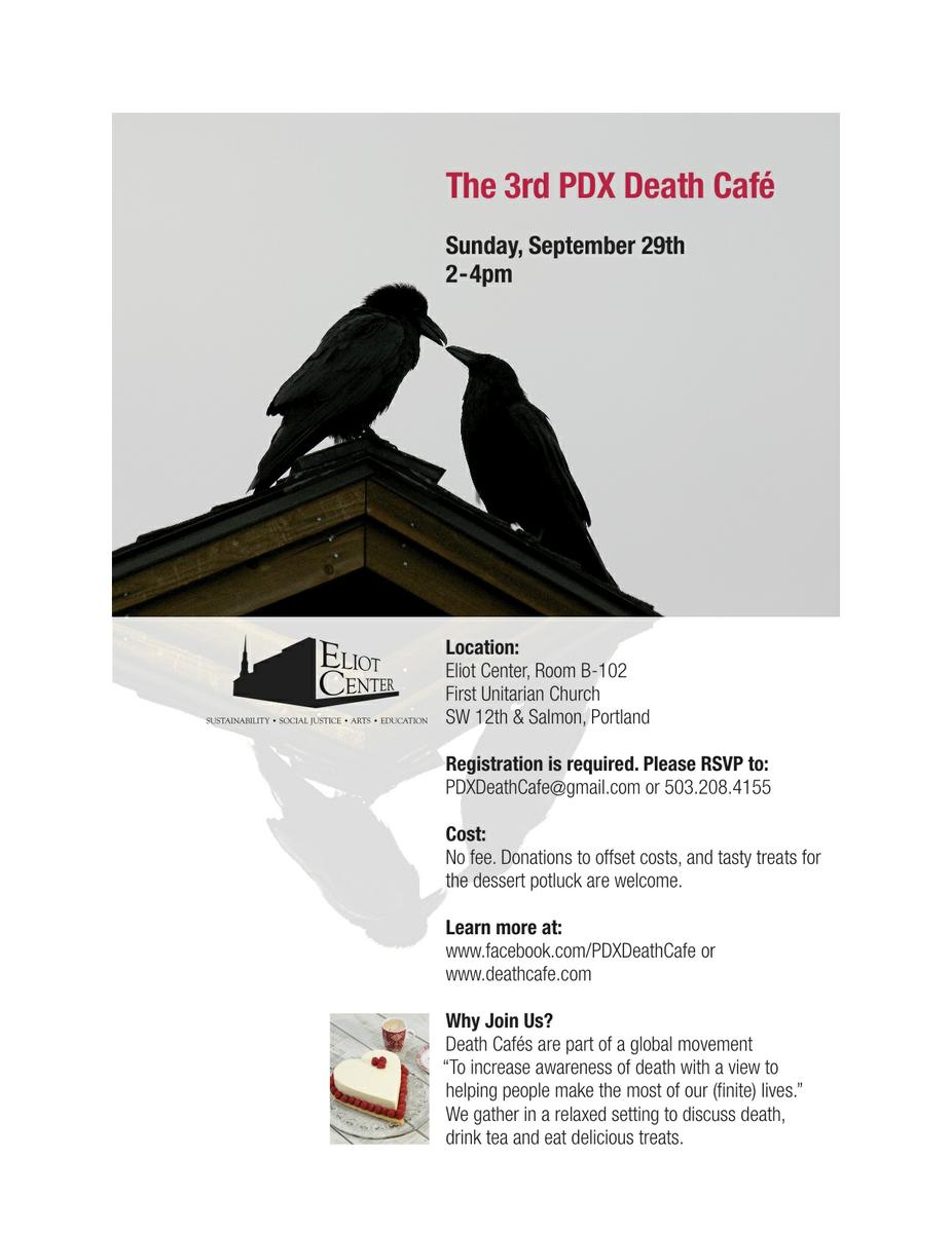 The 3rd PDX Death Cafe - REGISTRATION CLOSED
