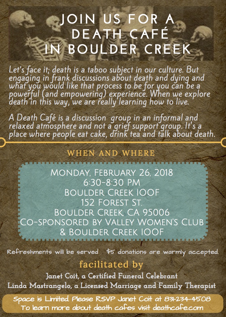 Boulder Creek Death Cafe