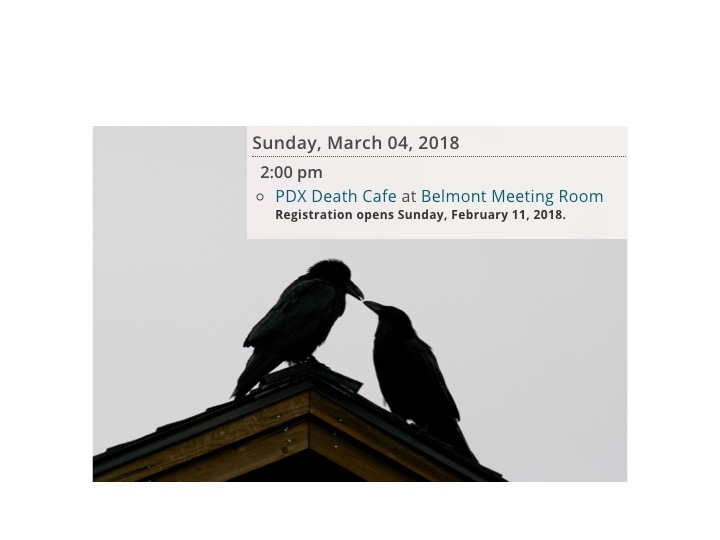 PDX Death Cafe at Belmont Library