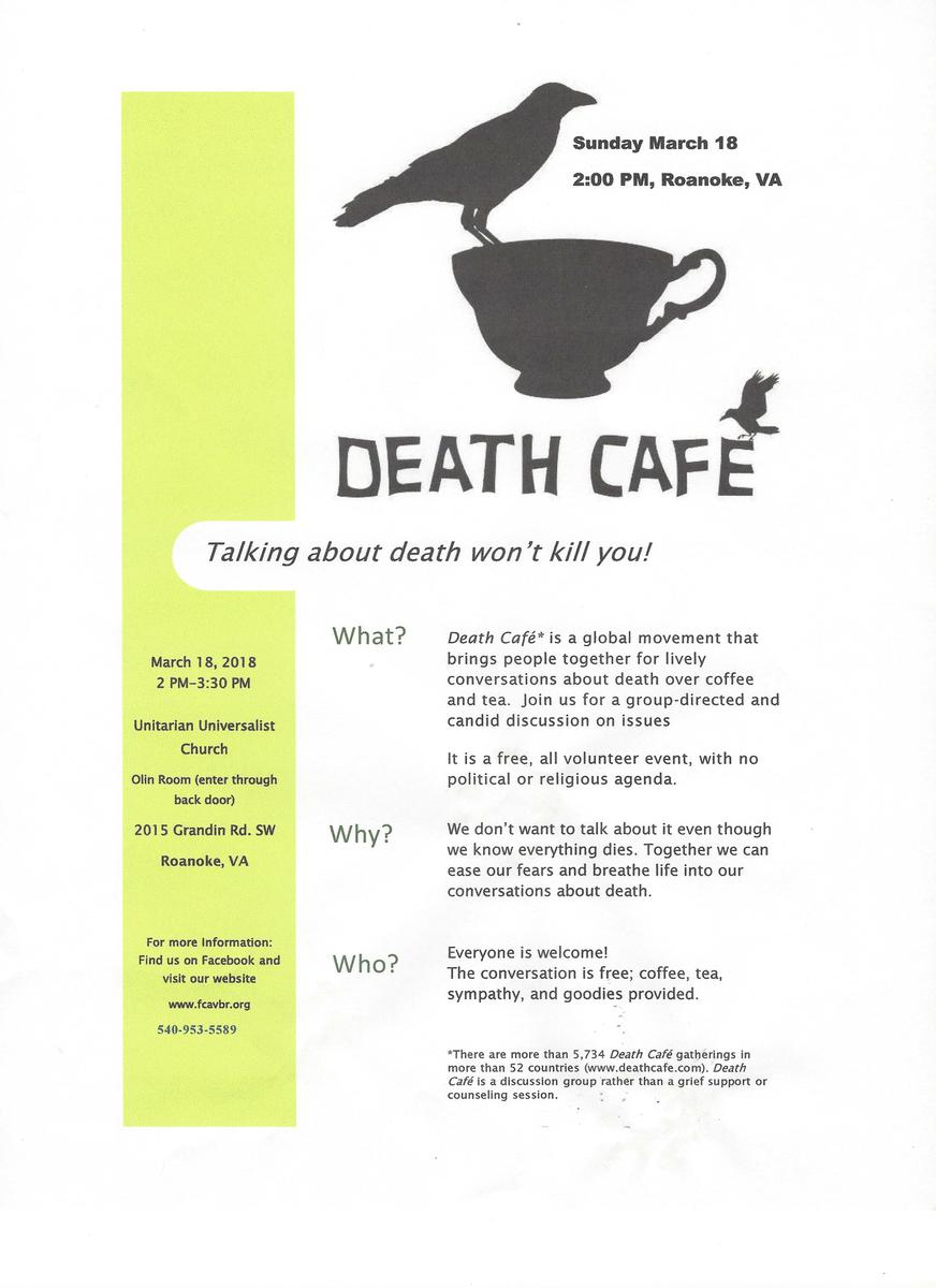 Death Cafe Roanoke
