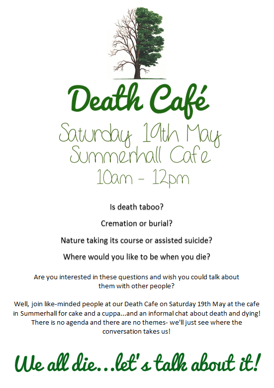 We all die...let's talk about it! (Death Cafe- Edinburgh)