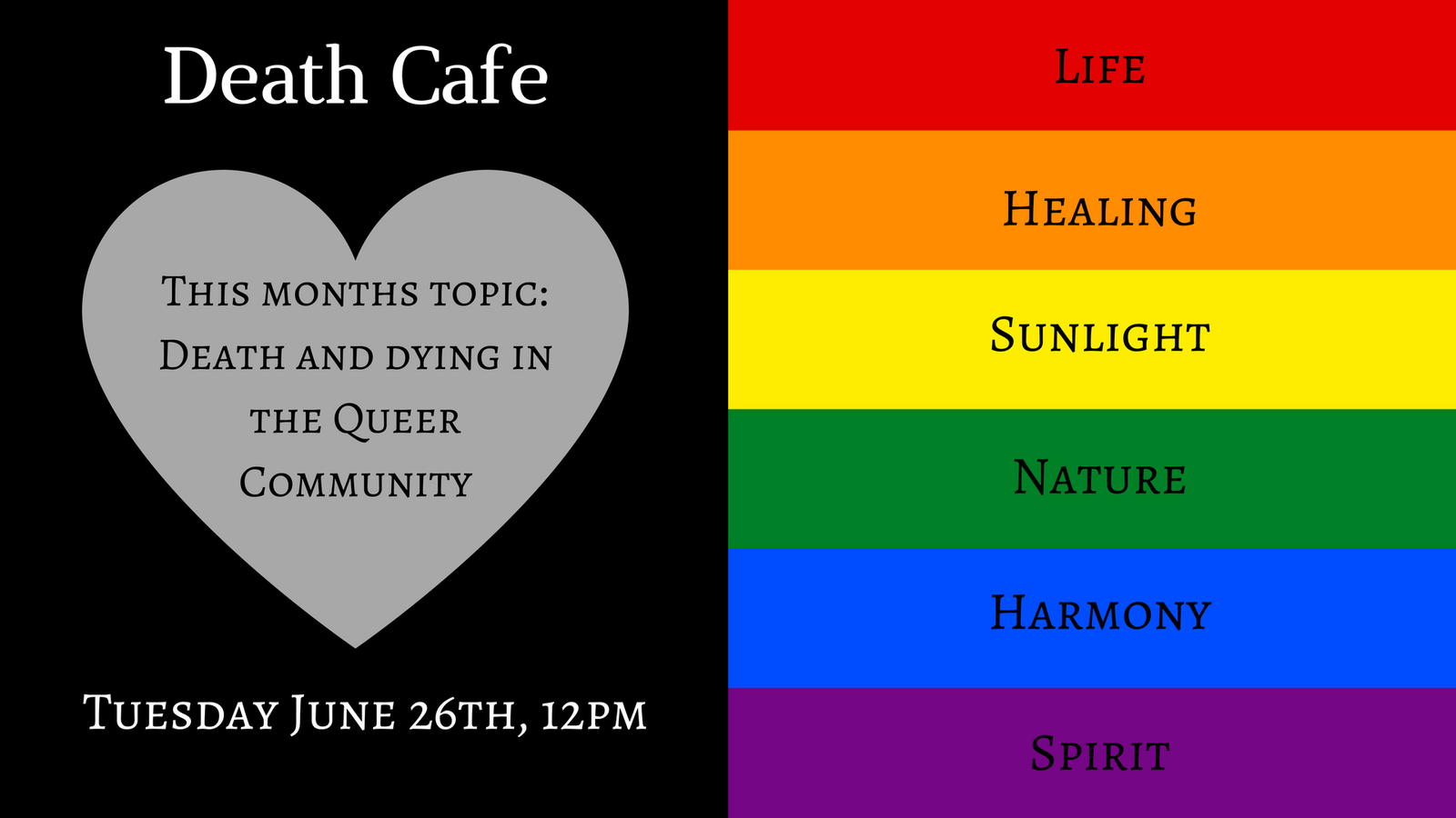 Boise Death Cafe: Pride Month