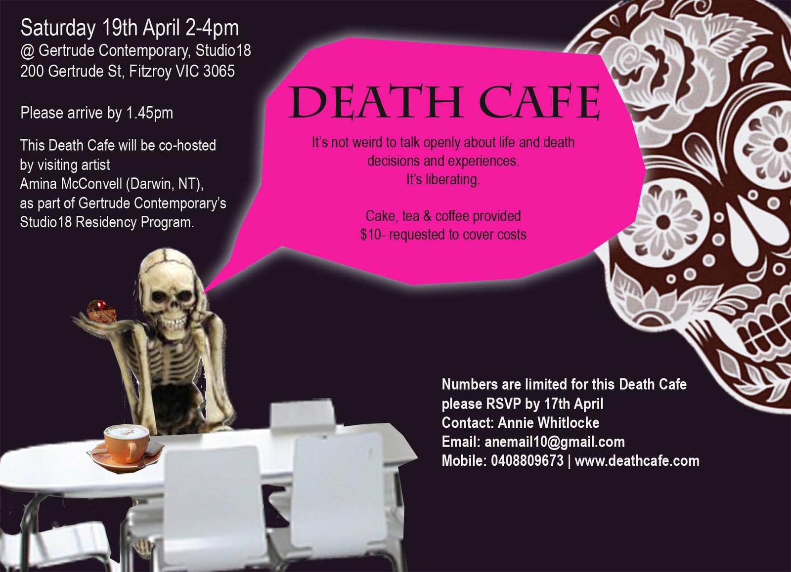 Death Cafe at Gertrude Contemporary