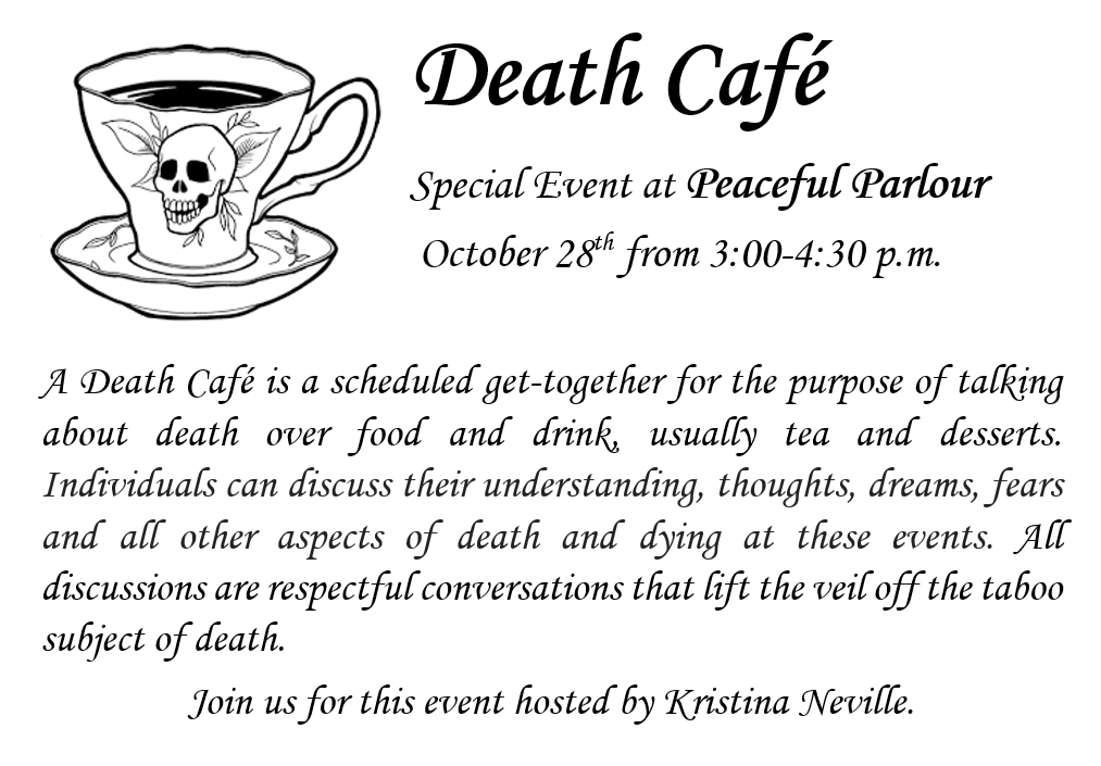 Death Cafe at Peaceful Parlour Geneva IL