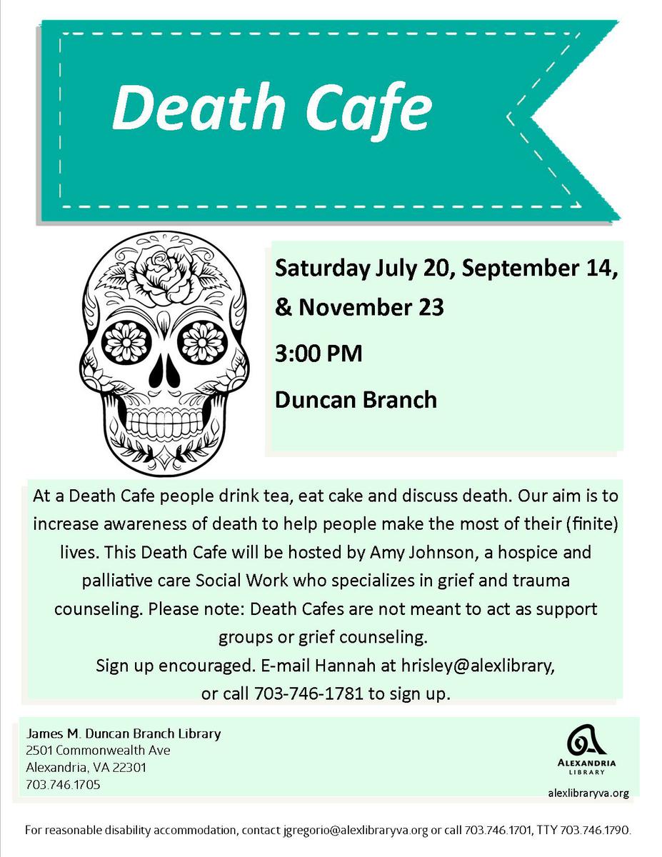 Death Cafe Alexandria 