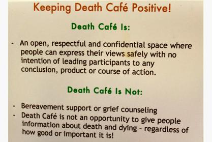 At a death cafe:   A life-affirming experience
