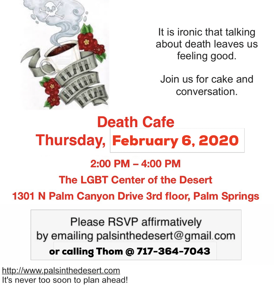 Death Cafe Palm Springs