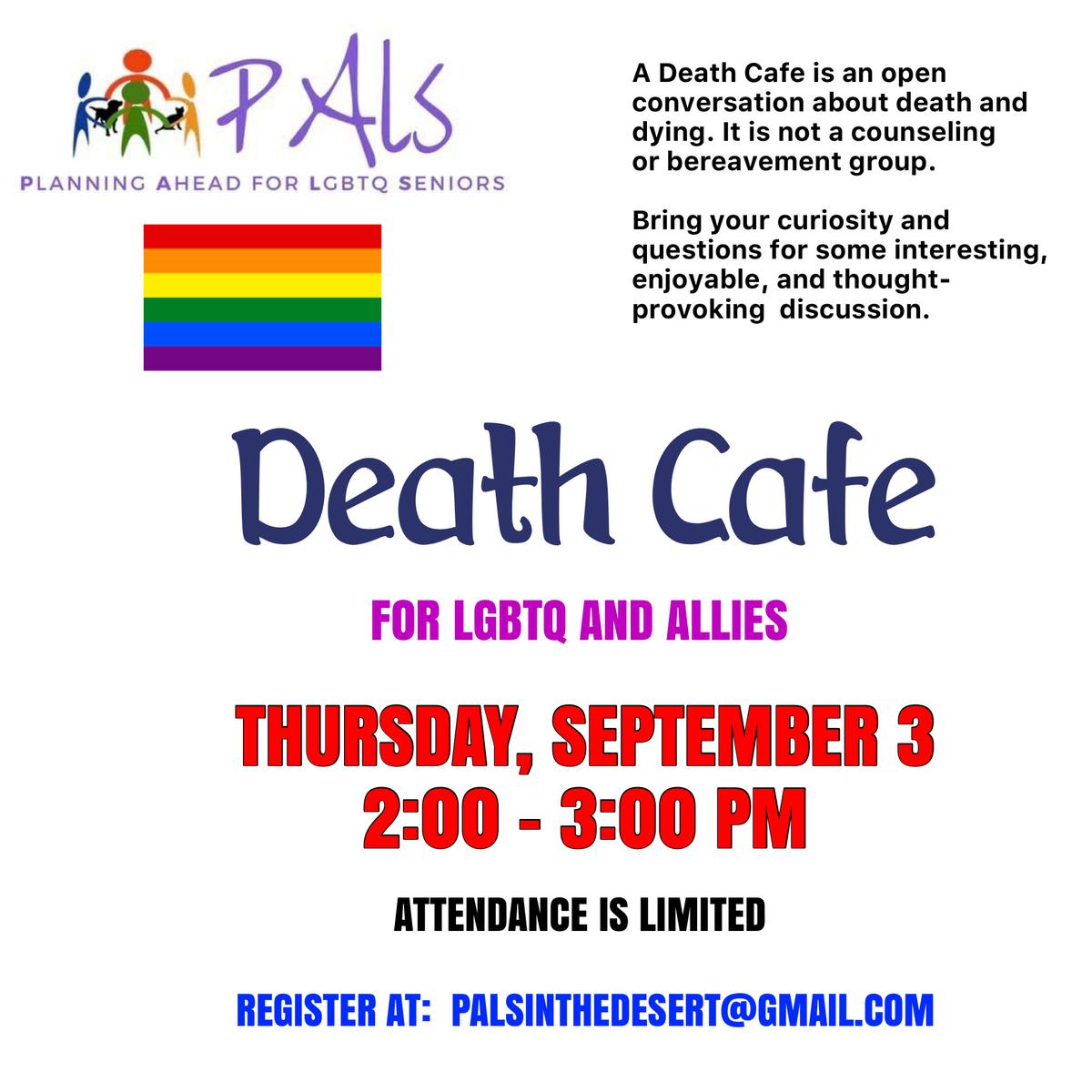 Death Cafe Palm Springs ONLINE