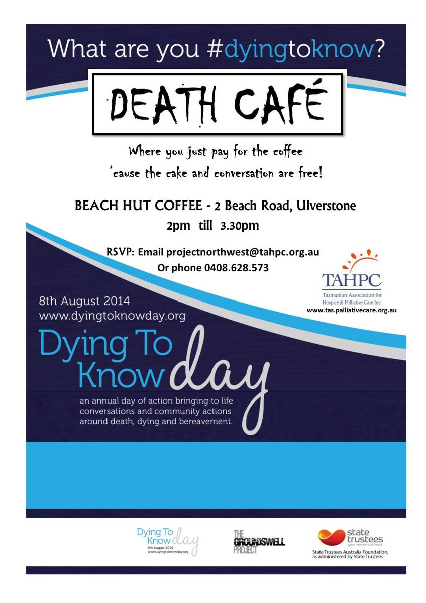 Death Cafe in Ulverstone, Tasmania
