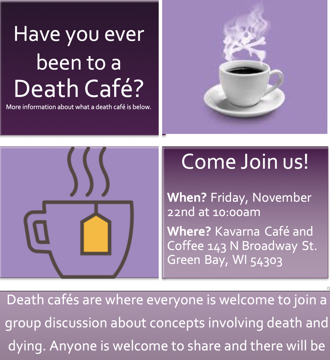 Green Bay Death Cafe