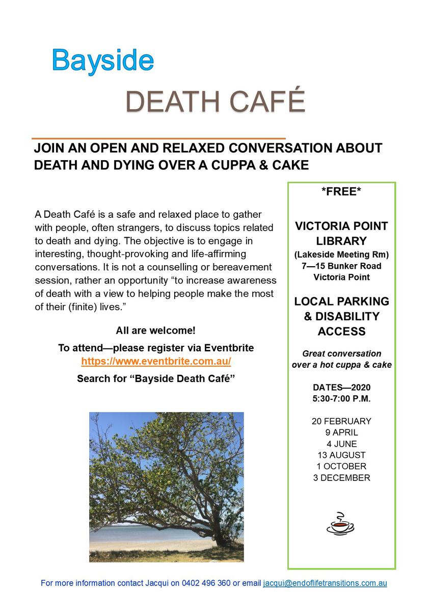 Bayside Death Cafe Victoria Point