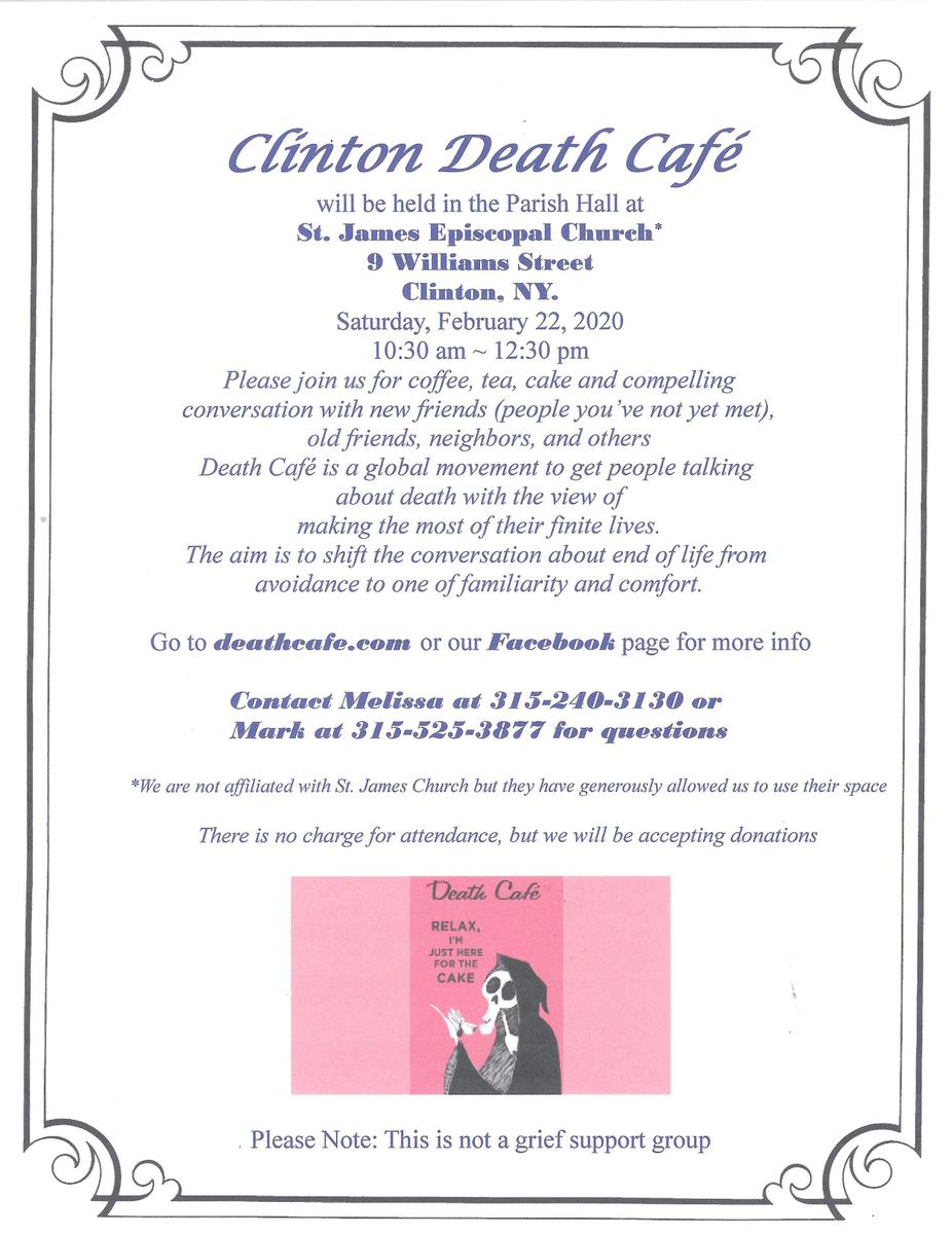 Clinton Death Cafe