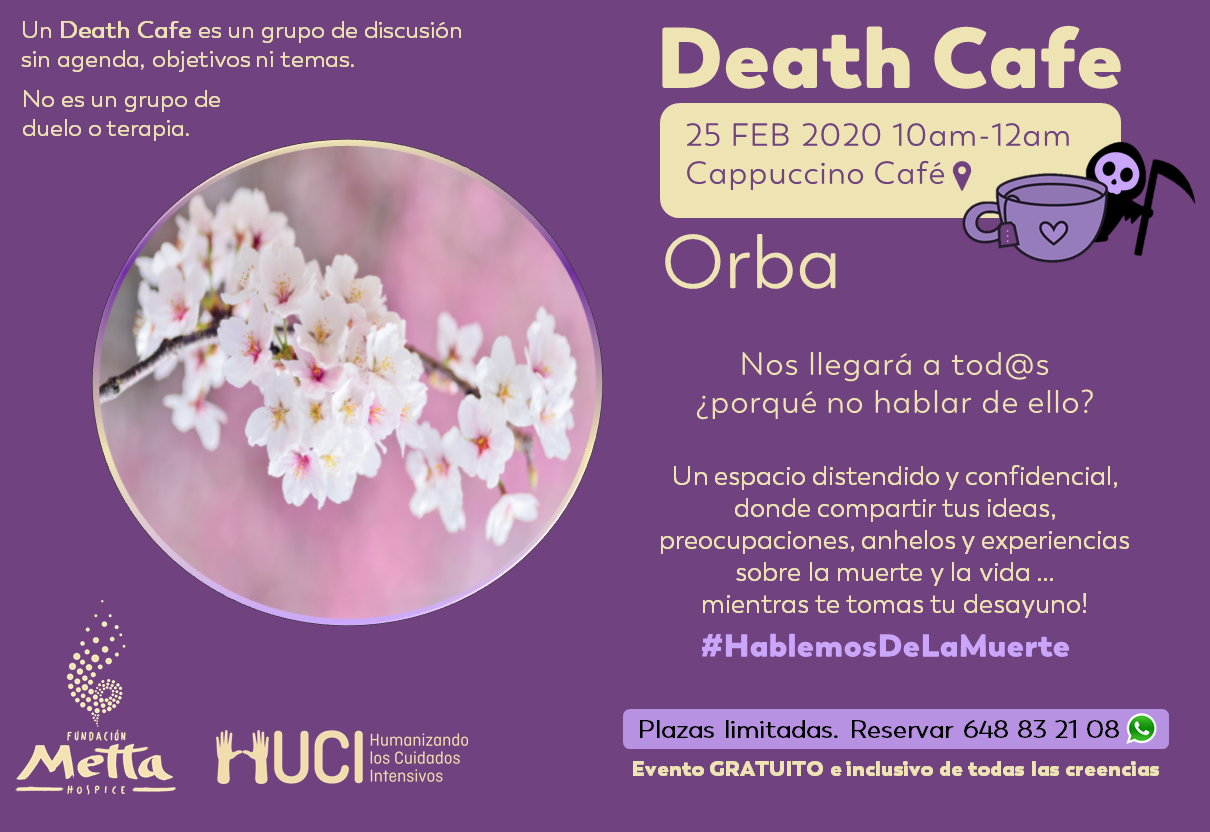 Death Cafe en Orba, Alicante (ESPAÑOL)