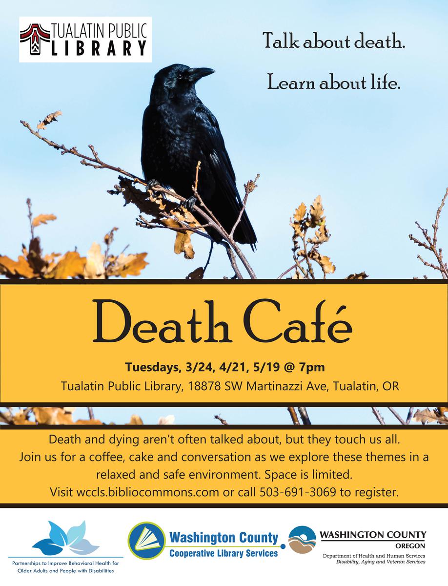 CANCELLED  - Tualatin Library Death Cafe