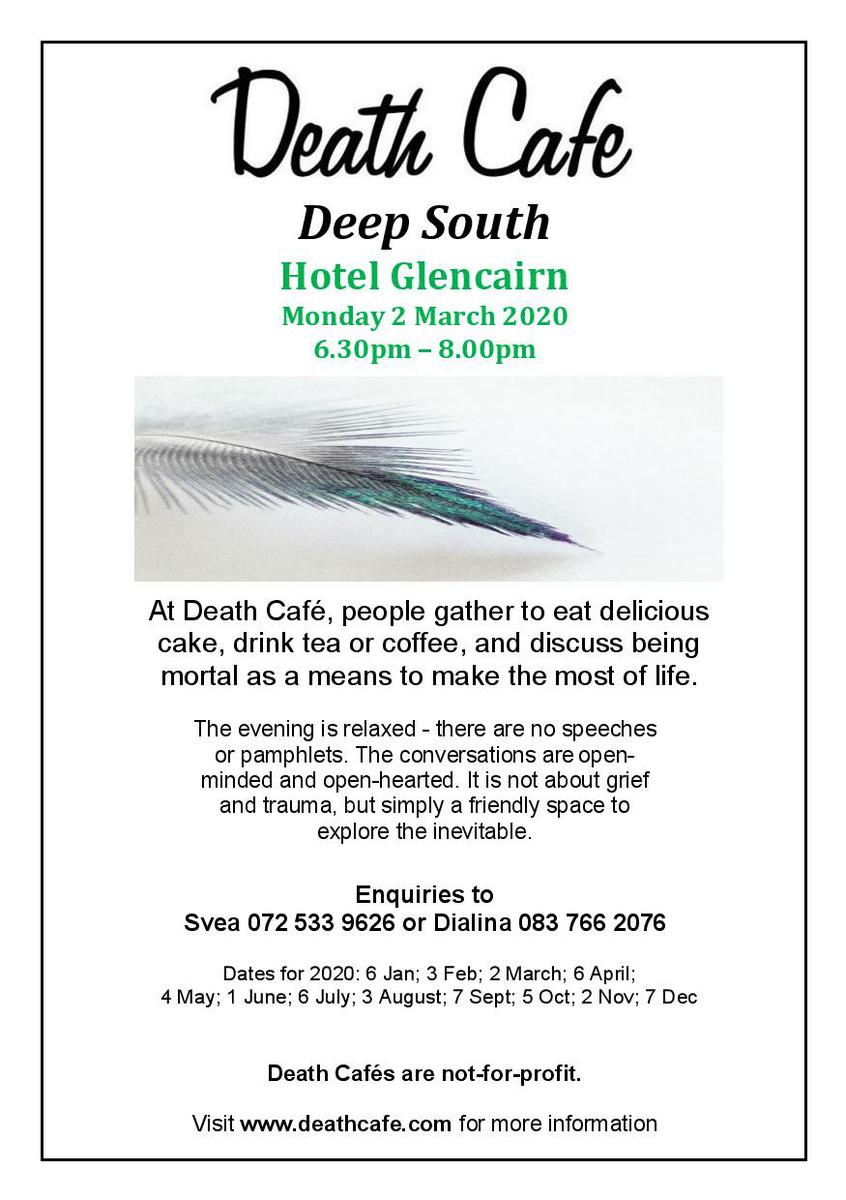 Glencairn Simonstown Death Cafe - Deep South