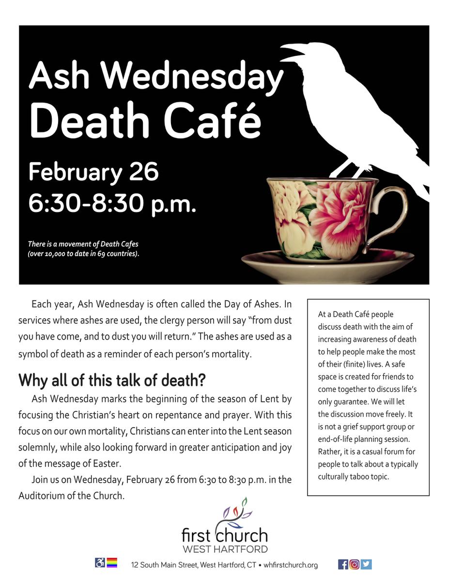 Ash Wednesday Death Cafe