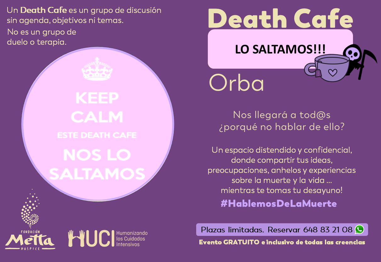*** CANCELADO *** Death Cafe en Orba, Alicante (ESPAÑOL)