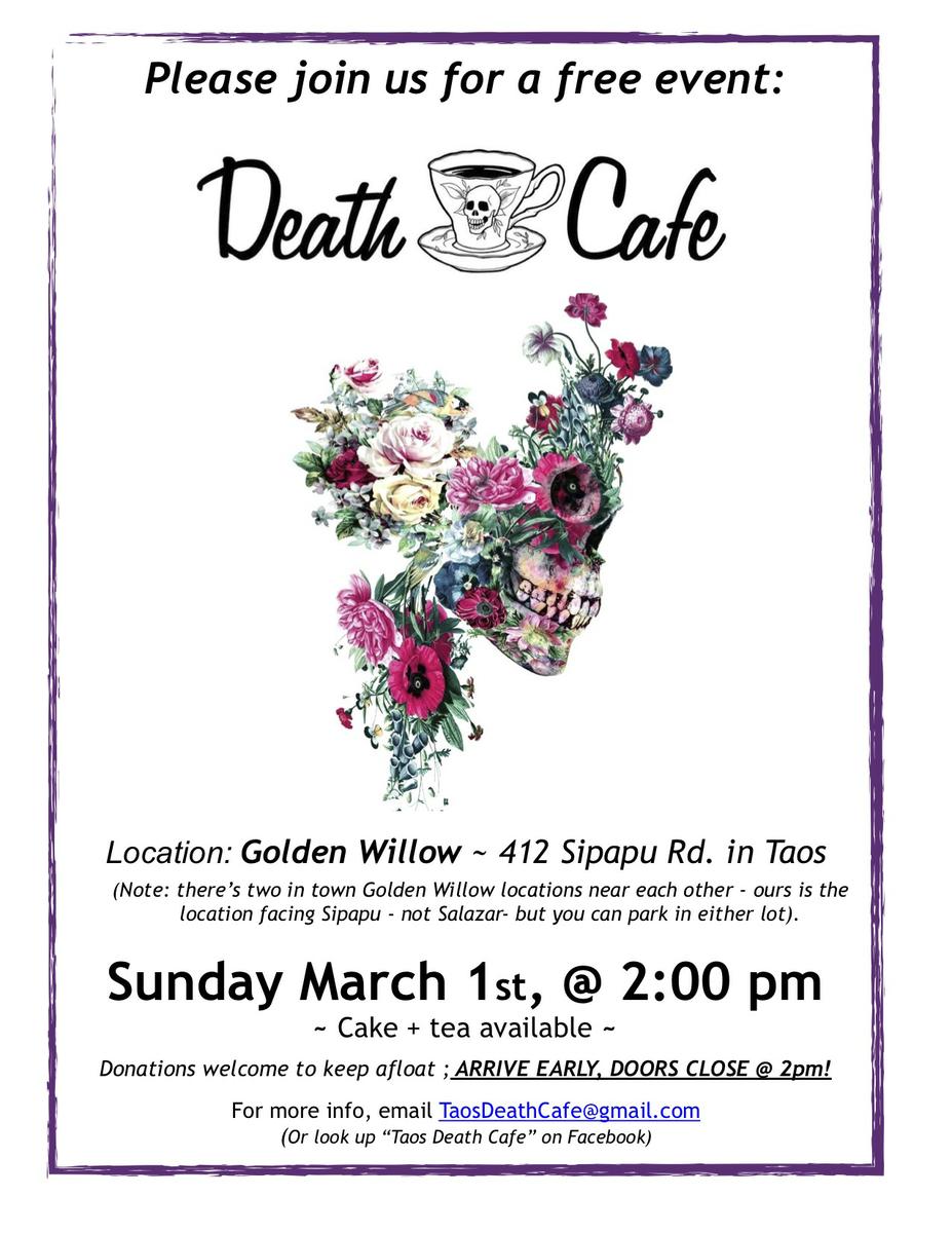 CANCELLED due to Covid19: Taos Death Cafe