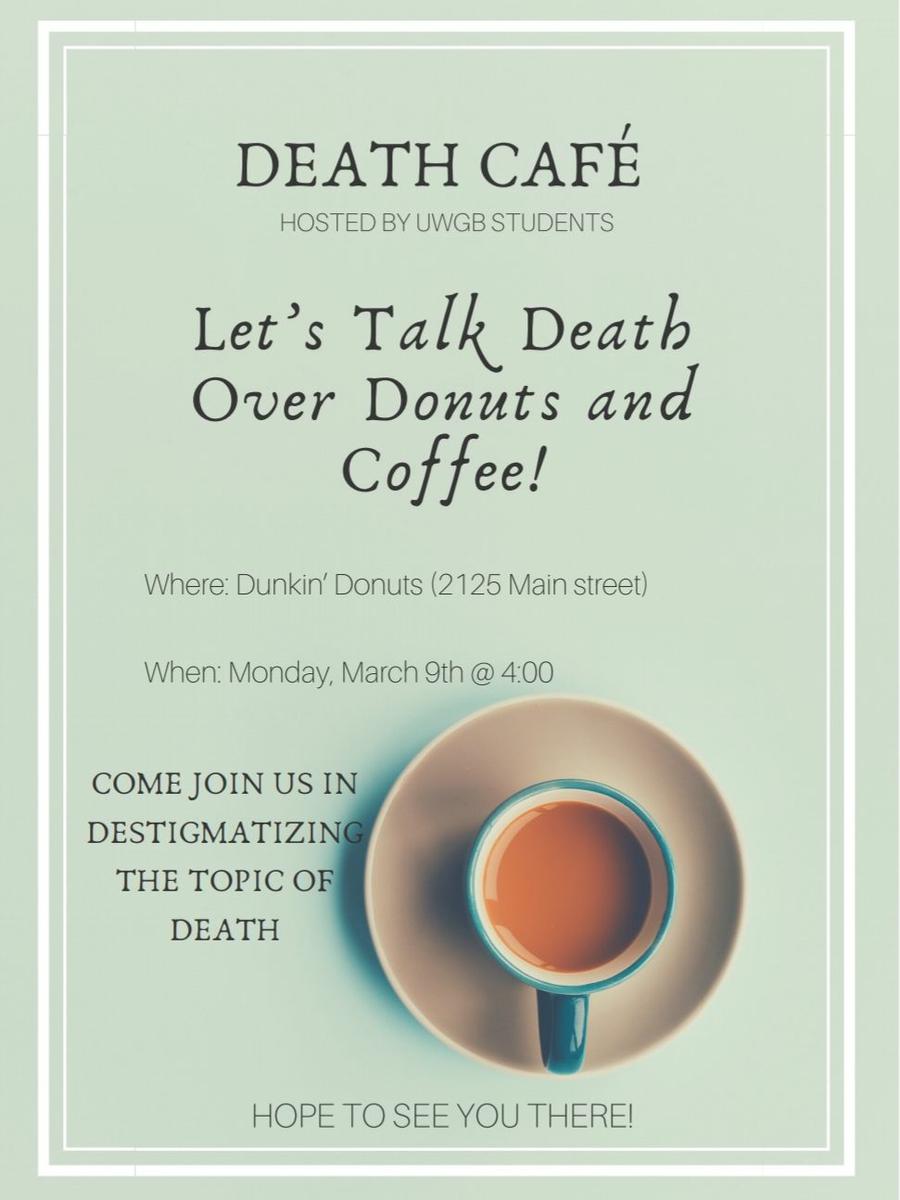 Donuts and Coffee Death Cafe Green Bay