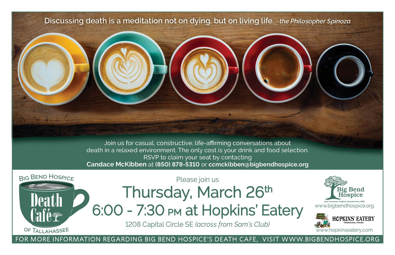 CANCELLED Death Cafe of Tallahassee